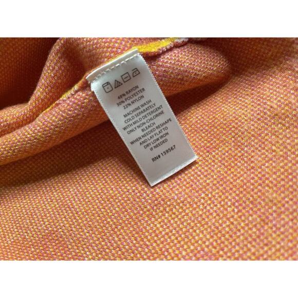 Willow & Wind Bohemian Hippie Floral Yellow Pink Dress Halter Sweater Medium - Picture 5 of 9